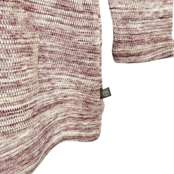 Talbots Sz SP Small Petite Mauve Pink 3/4 Sleeve Cozy Blouse Shirt Top Athletic - Picture 4 of 7